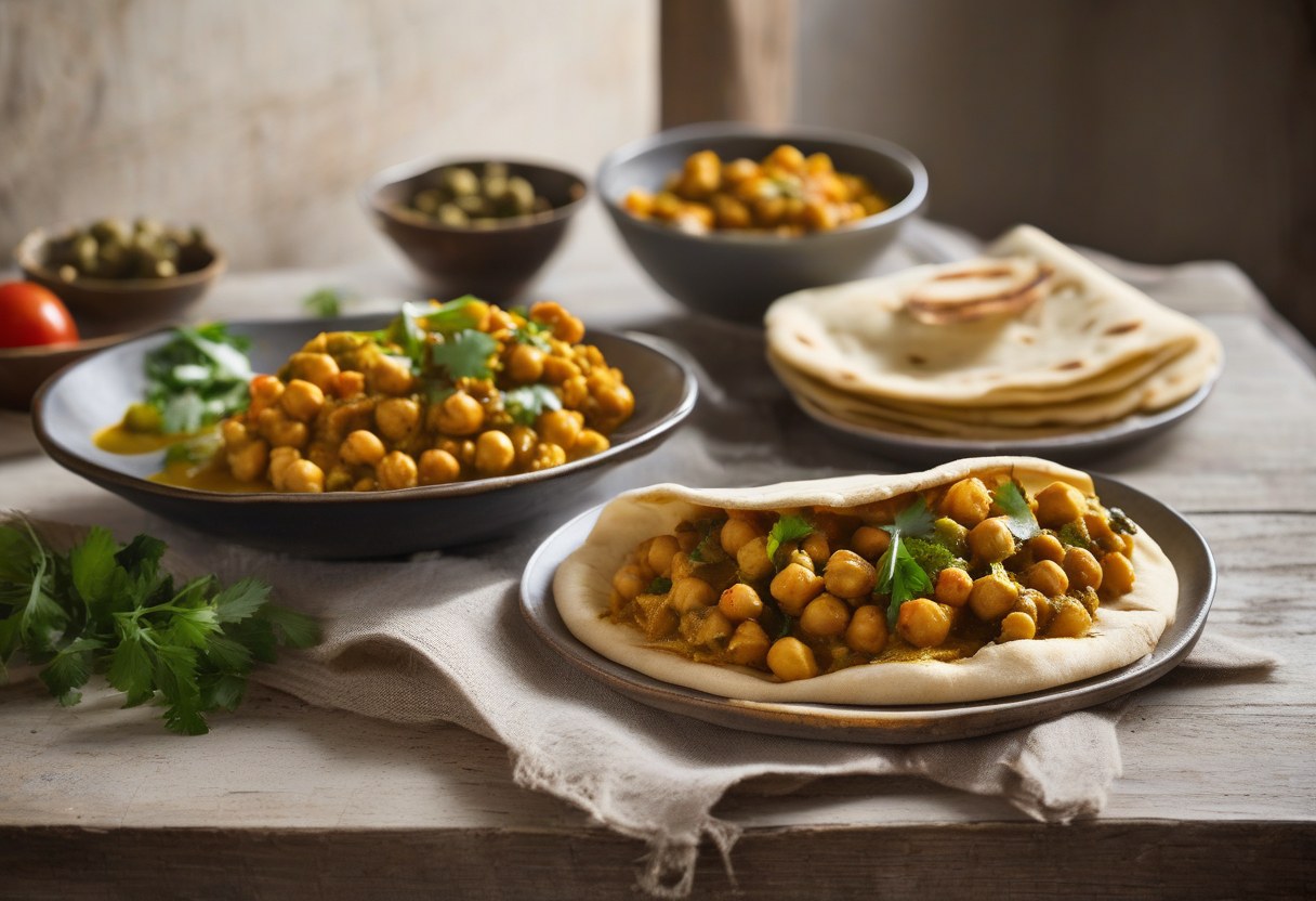 Curry Chickpea Salad Pita Perfection