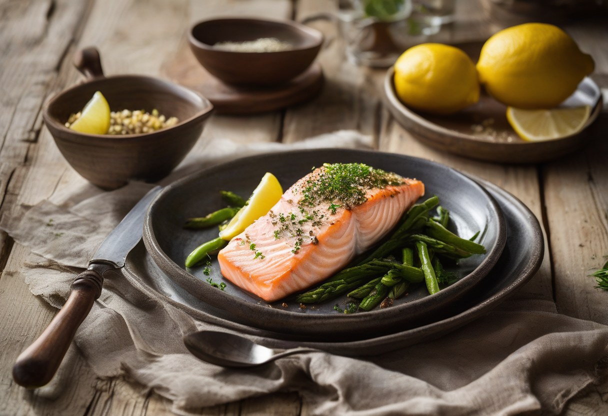 Lemon Pepper Sheet Pan Salmon Meal Prep Guide