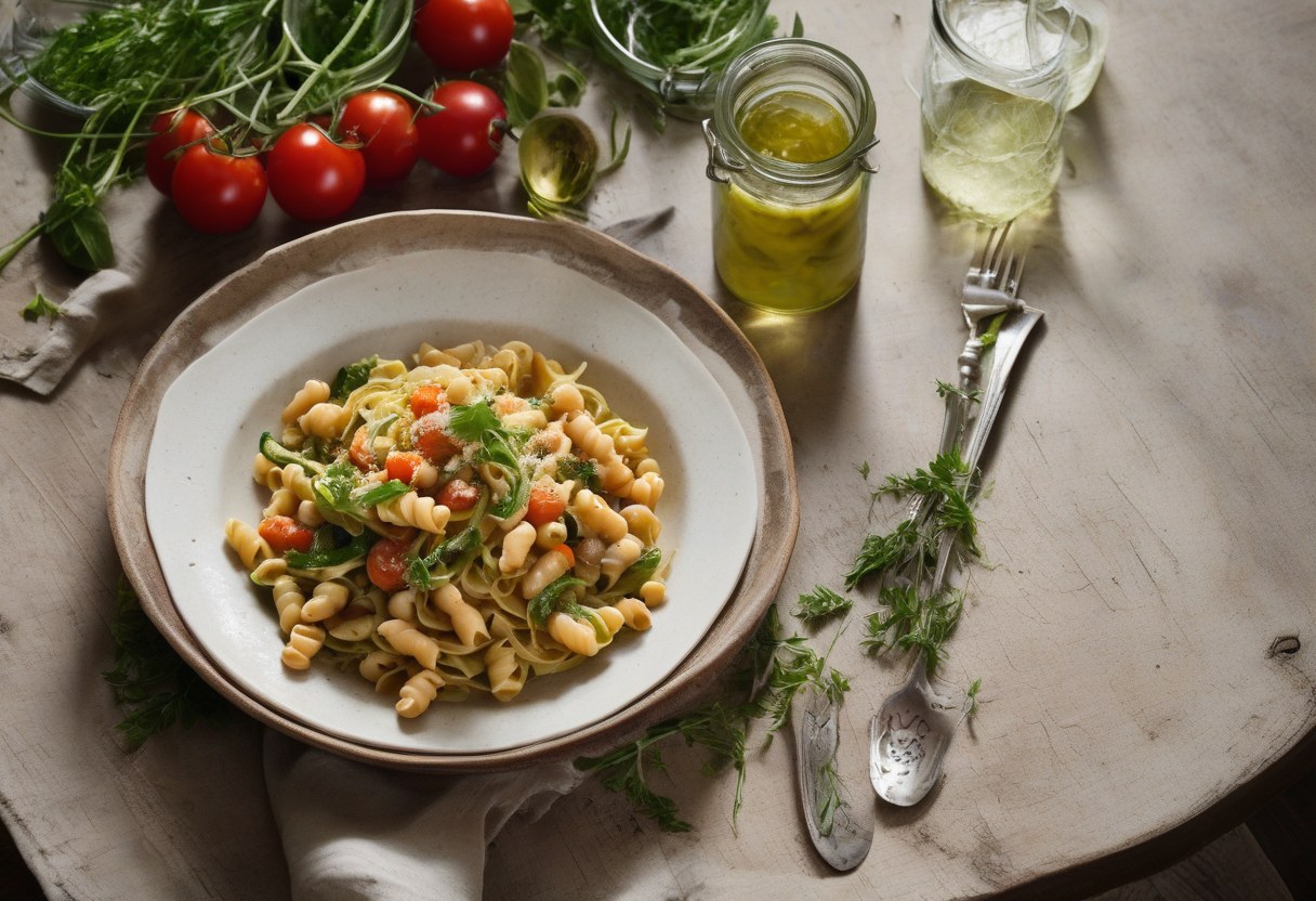 OnePot Chickpea Pasta Magic Seasonal Roundup
