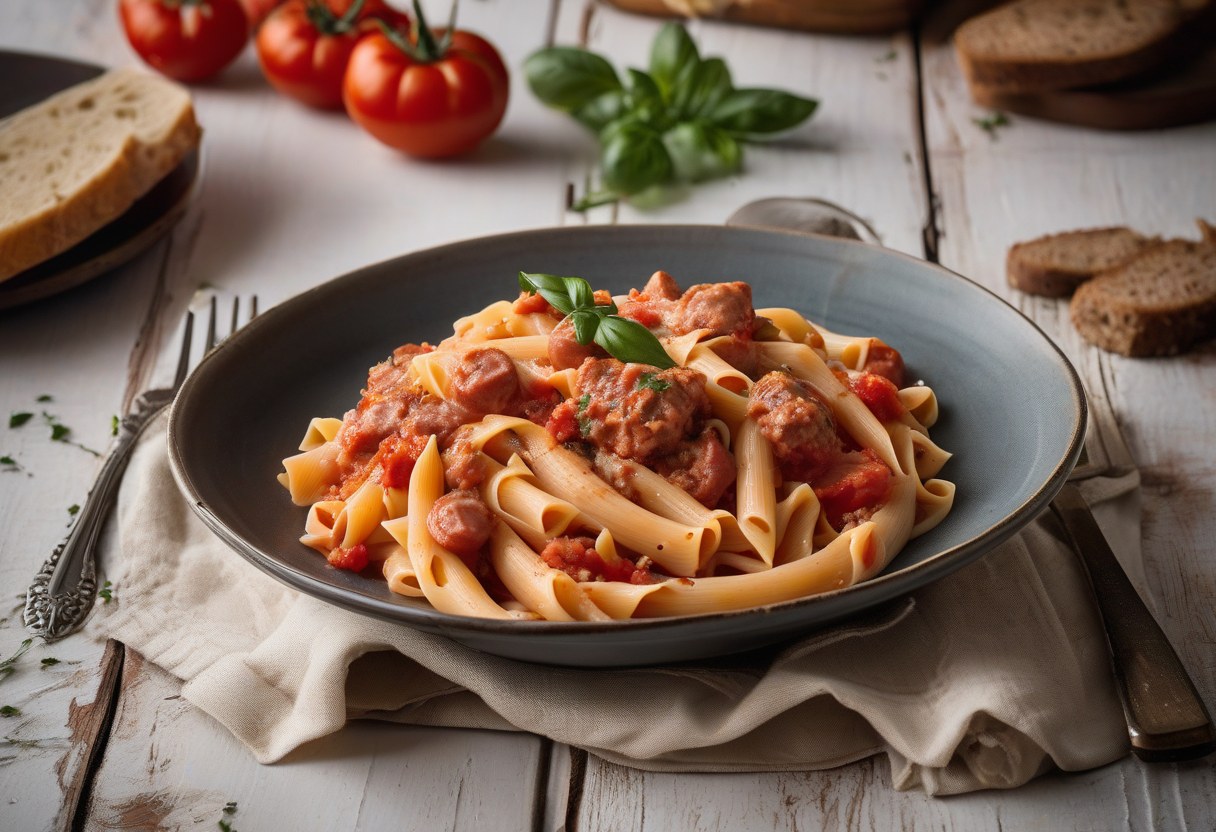 Quick Creamy Tomato Pasta Dinner