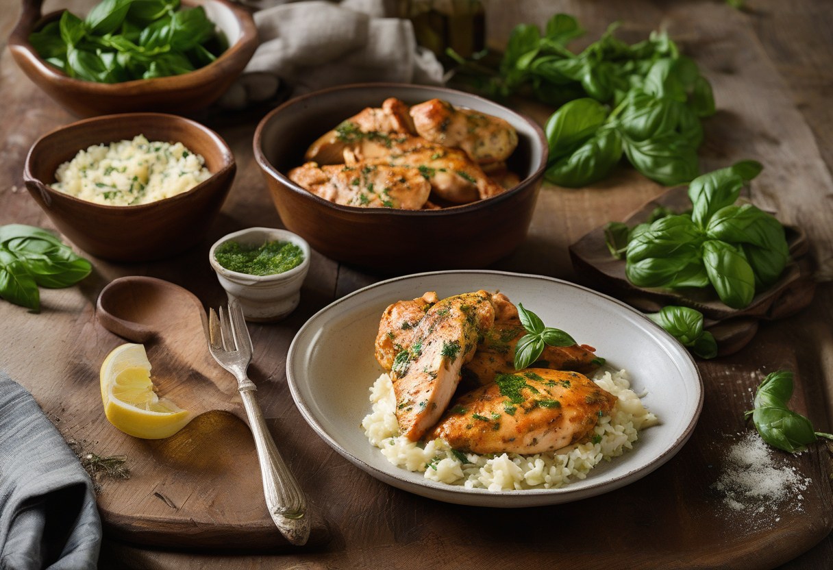 Quick Easy Tomato Basil Chicken V2