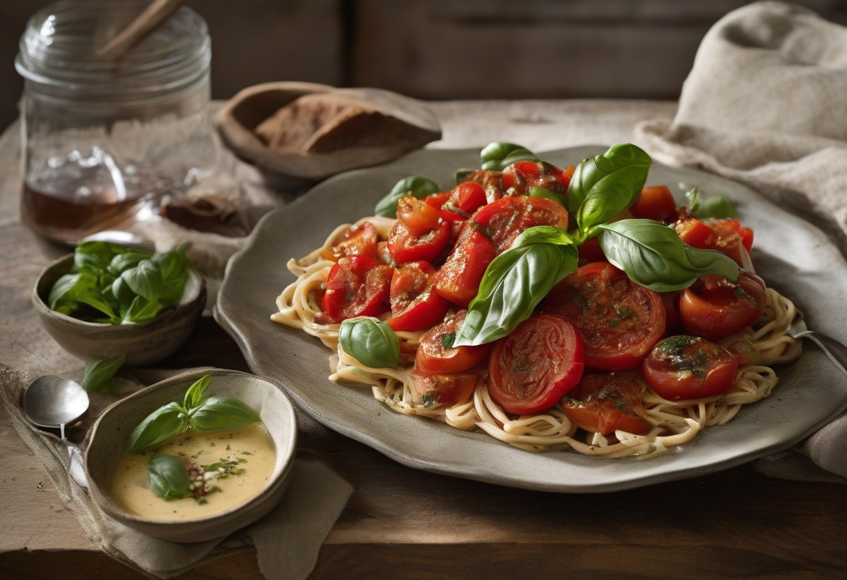 Quick Flavorful Tomato Basil Vinaigrettes
