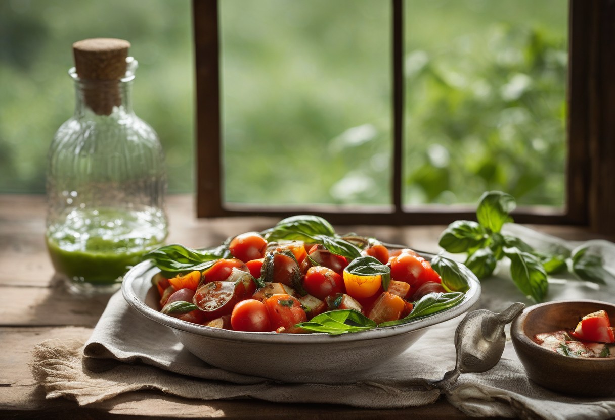 Quick Tomato Basil Vinaigrette Recipes