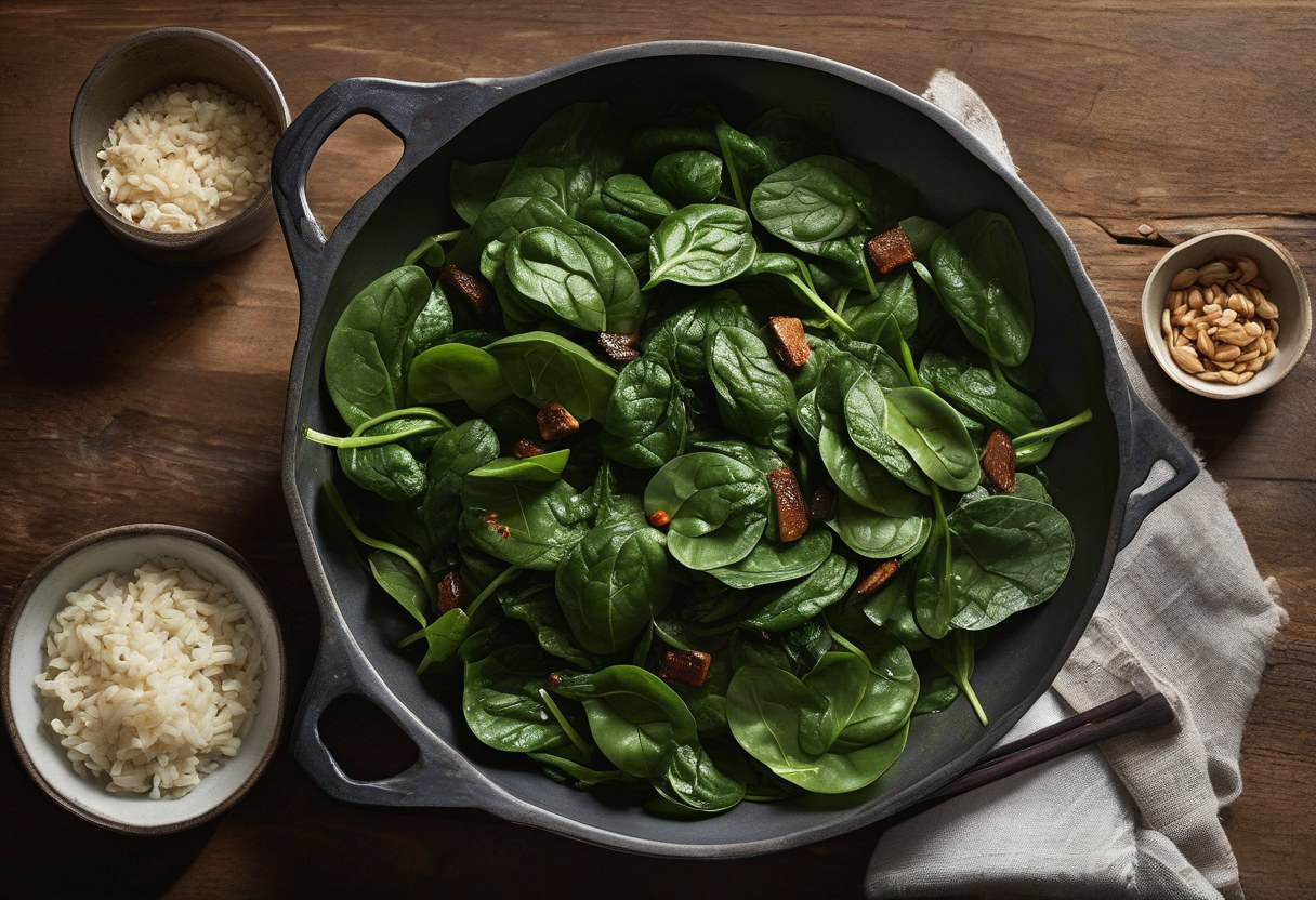 Quickie Black Eyed Peas Greens V1 Fast Comfort Food
