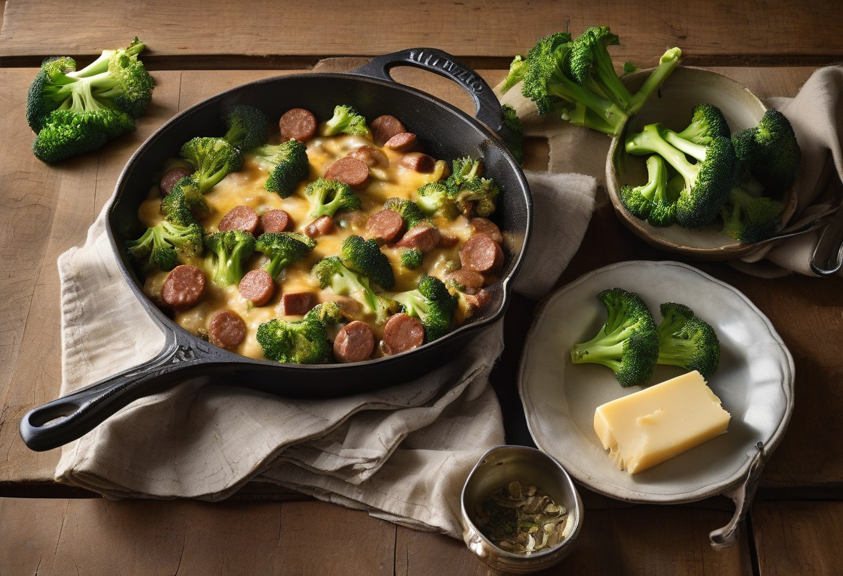 Savory Skillet Sausage  Veggie Recipes