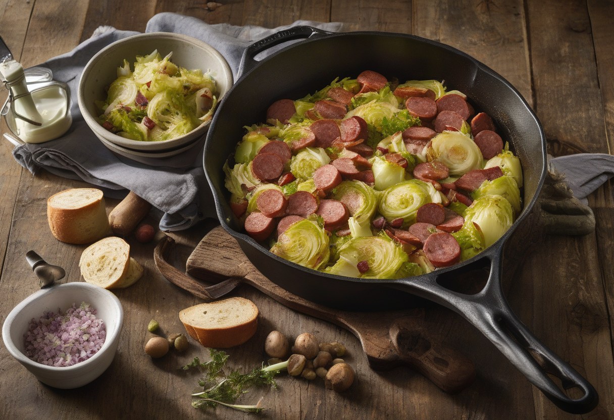 Savory Skillet Sausage  Veggie Recipes