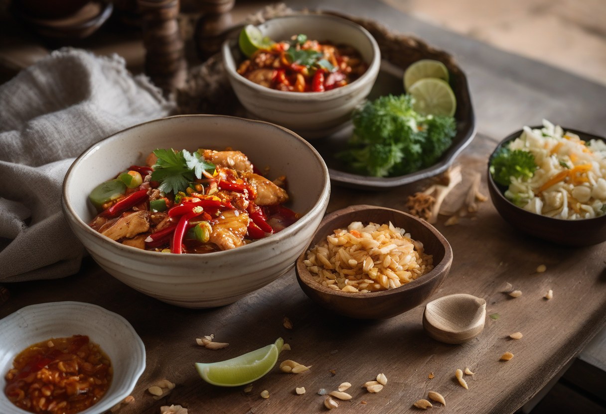 Slow Cooker Sweet Chili Chicken Bowls