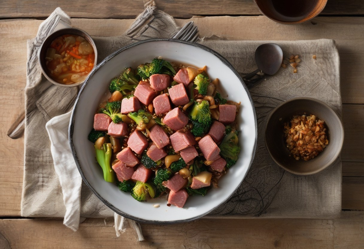 Spam Stir Fry Bowl V Quick Filling Dinners