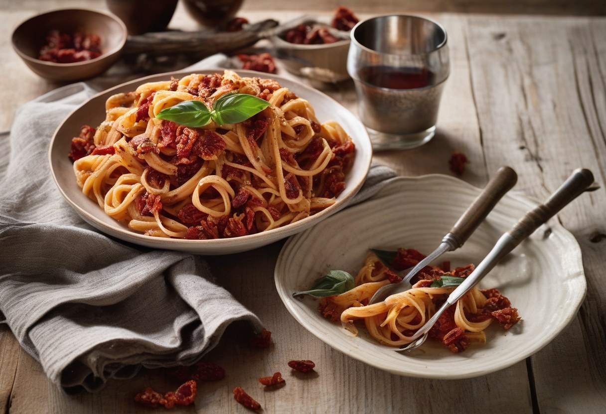 SunDried Tomato Chickpea One Pot Pasta Magic