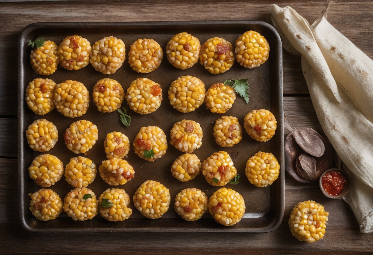 Sweet  Spicy Oven Roasted Corn Recipes